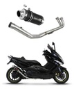 T-MAX 500 2008-2011 tlmič výfuku GP1 BLACK