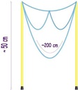 Šnúrka na mydlové bubliny Poháre 50 cm