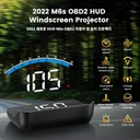 Auto HUD Head Up Display Rýchlomer