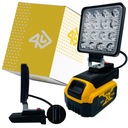 PRACOVNÁ LAMPA PRE DEWALT HALOGÉNOVÁ LAMPA 18V + USB