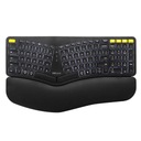 Ergonomická klávesnica Delux GM902PRO BT+2,4G