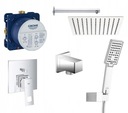 GROHE EUROCUBE podomietková batéria, dažďová sprcha SLIM, 25x25 cm.