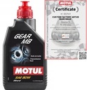 MOTUL GEAR MB 80W MINERAL GEAR GL4 1L