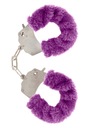 FURRY FUN CUFFS FIALOVÉ PLYŠOVÉ putá