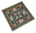 VEĽKÝ ARABSKÝ Štvorhranný TANIER 30x30 ORIENT MAROKO