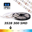 LED pásik 3528 300 IP65 VODEODOLNÝ TEPLÁ BIELA