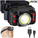 USB LED COB HEAD LAMP SENZOR VAYOX