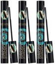 3 kusy EVELINE EXTENSION VOLUME MASCARA Maximálna hrúbka