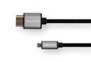 Kruger&Matz microHDMI HDMI kábel pre Rpi4B 1,8m