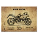 Honda CBR 300R Metal Poster Darček L