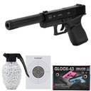 PIŠTOĽ BB TLMIČ GLOCK ASG METAL 800 ZADARMO