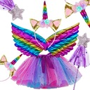 UNICORN OUTFIT WINGS kostým PROM SET BOTTERFLY KARNEVAL PEGASUS