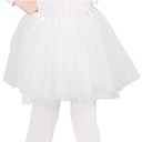 biela sukňa baletky TUTU 31 cm