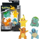 POKEMON 4 PIKACHU CHARMANDER BULBASAUR Figúrky