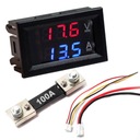 Voltmeter Ampérmeter do usmerňovača, digitálny panel 100V 100A + bočník