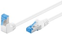 LAN Patchcord kábel CAT 6A S/FTP 1x90 biely 10m