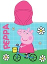 PEPPA PIG na bicykli PONCHO UTERÁK S KAPUČOU BEACH R081G