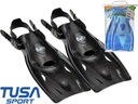 TUSA STRIP FINS UF21 nastaviteľné L 42-46+ BK