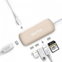 Adaptér USB-C HUB 6v1 100W 4K Gold Macbook