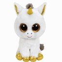 Maskot TY BEANIE BOOS PEGASUS - biely jednorožec