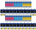 50X ATRAMENTY PRE EPSON T2711-T2714 27XL WF-3620 WF-3640 SADA WF-7110 WF-7610