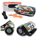 BATÉRIA BEZDRÔTOVÉHO BLUETOOTH REPRODUKTORA MP3 RÁDIO BOOMBOX CAMO STRAP