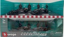 Mercedes AMG F1 Hamilton Russell W12 W13 W14 BBurago SET 1:43