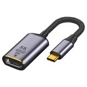 ADAPTÉR USB-C NA ADAPTÉR DISPLAYPORT DP 8K 4K