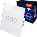 Dotykové sklo LED LIGHT SWITCH fi60 Triple White WiFi Tuya SMART