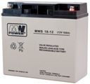 POWER AGM VRLA MWS 18-12 12V 18AH MWS 18-12 MWS18