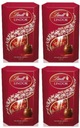 4x200g LINDT Mliečne pralinky