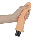 DILDO 19 cm, realistický penis vibrátor sexshop