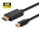 MicroConnect 4K mini DisplayPort na HDMI kábel 2m