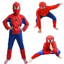 KOSTÝM SPIDERMAN OUTFIT SPIDERMAN M 110-122