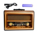 KUCHYNSKÉ RÁDIO BLUETOOTH PRENOSNÁ RETRO FM ANTÉNA USB SD BATÉRIA