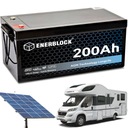 AGM BATÉRIA 12V 200AH 2400Wh FOTOVOLTAICKÁ UPS