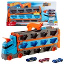 HOT WHEELS CITY MEGA DLHÝ TRANSPORTER 2V1 ROZŠIĽOVACIA TRAŤ + AUTÁ 1:64