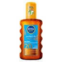 NIVEA SUN PROTECT&BRONZE Olejový filter na opaľovanie v spreji SPF20 200ml