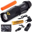 BAILONG LED TAKTICKÁ BATERKA CREE XM-L3-U3 ZOOM VOJENSKÝ VÝKONNÝ REFLEKTOR