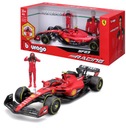 BOLID F1 Ferrari SF-23 FIGURE CARLOS SAINZ 1:24 MODEL BBURAGO 18-26809