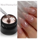 Metal Rose Gold gélová farba na nechty 5 ml