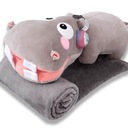 Deka maskot Vankúš 2v1 Hippo Cuddly