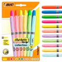 BIC Highlighter GRIP Pastel+Neon zvýrazňovače 12x