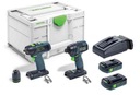 FESTOOL Rázový uťahovák TID 18C 3.1-Sada T18 SYS