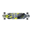 Mechanický longboard čierny 40