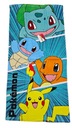 POKEMON PIKACHU BAVLNENÁ UTERKA 70x140cm PLÁŽ BAZÉN PRÁZDNINOVÁ VAŇA BABY