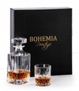 Sada krištáľových karaf na whisky a 6 pohárov Bohemia Classico