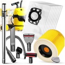 Vrecia do vysávača KARCHER WD3 WD2 SE3001 Filtre sacie násadky Sada trubíc 16 kusov