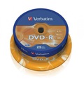 Verbatim DVD-R 16x 4,7 GB 25P CB 43522