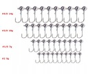 Jigová hlava - Hlavy 40 ks - 5/7/10/14g - 2-4/0